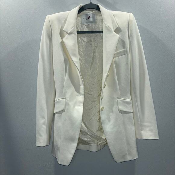Vintage Vertigo Paris White Blazer | Made in France | Size Small - Picture 4 of 13